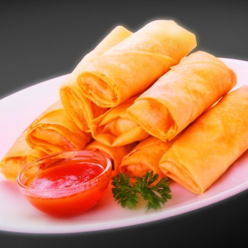 Veg Spring Rolls(8)