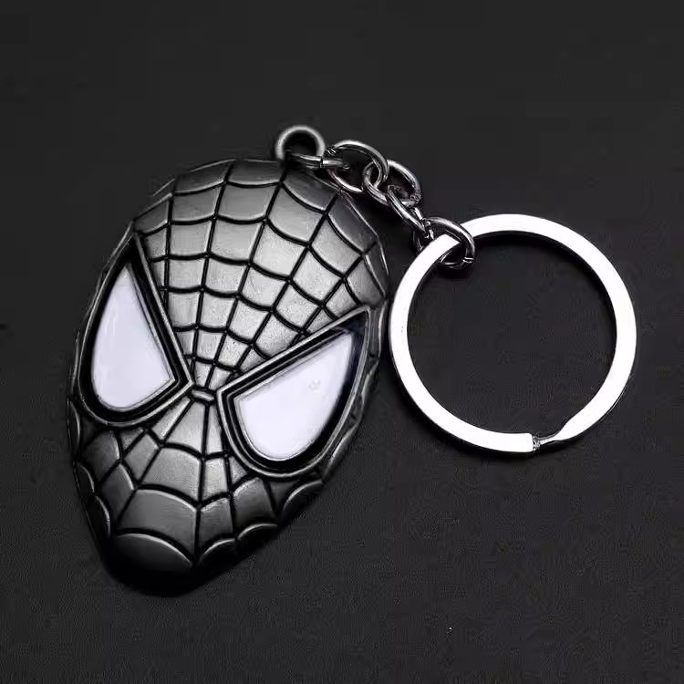 011035 Marvel - Gray Spider-Man Mask Keychain (37 Points)